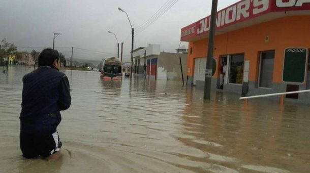 Desastre en Comodoro Rivadavia tras un fuerte temporal