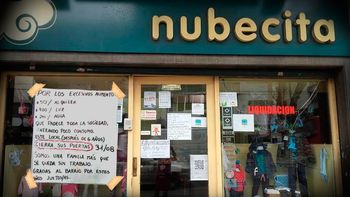 comerciantes marcharan con velas para despedir a nubecita, un local que cierra por el tarifazo comerciantes marcharan con velas para despedir a nubecita, un local que cierra por el tarifazo