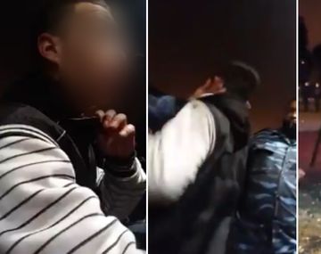 Un policía le pegó a un joven y se burlaron de él en las redes