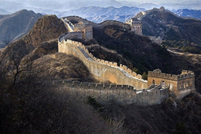 Se derrumbó una parte de la Gran Muralla China por un terremoto