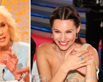 El mensaje de Pampita a Mirtha contándole que había cortado con Nacho