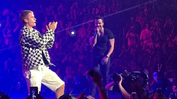 Justin Bieber con Luis Fonsi