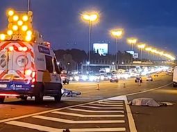 tragedia en la panamericana: un camion embistio y mato a un motociclista tragedia en la panamericana: un camion embistio y mato a un motociclista