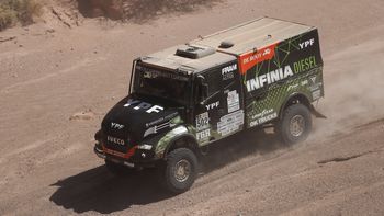 El argentino cumplió una gran actuación en camiones El argentino cumplió una gran actuación en camiones