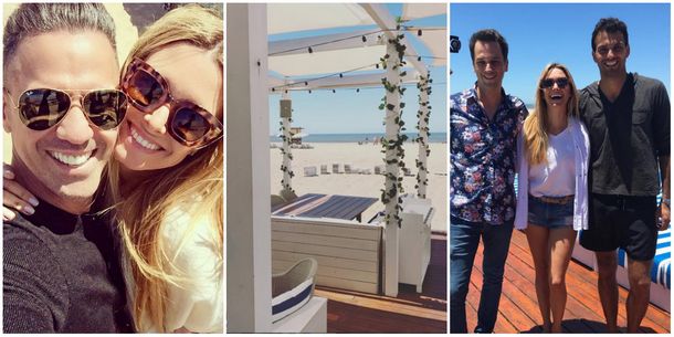 Sofía Zámolo celebra su casamiento en Punta del Este.