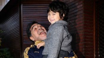 Diego Maradona habló de la salud de su hijo. Diego Maradona habló de la salud de su hijo.
