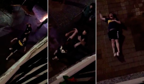 El brutal video de una agresión a un hincha de Boca que se viralizó por WhatsApp