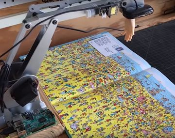 Crearon un brazo robótico con inteligencia artificial que encuentra a Wally