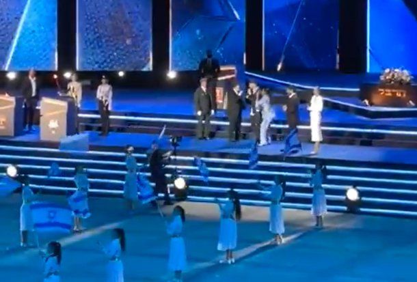 Javier Milei cantó Libre durante un ensayo de la ceremonia por el Día de la Independencia en Israel