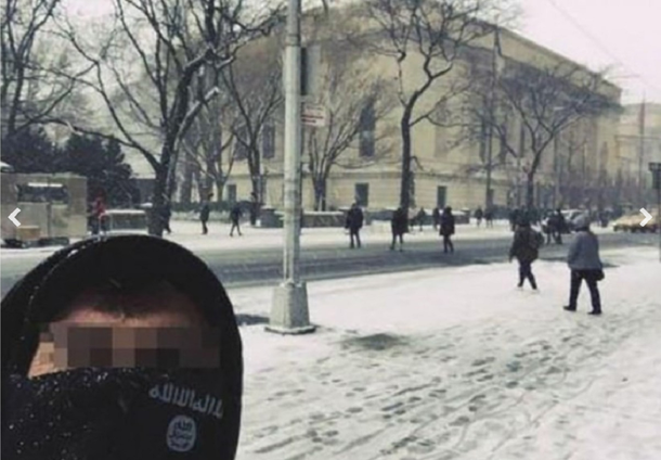 Estamos en tu casa: Un miembro de ISIS se tomó una selfie en pleno centro de Nueva York