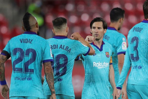 Messi coronó la goleada de Barcelona frente a Mallorca