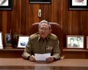 Raúl Castro anunció la muerte de Fidel