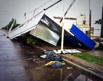 Un temporal en Río Cuarto provocó destrozos