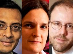 Ganadores del Nobel de Economía 2019.