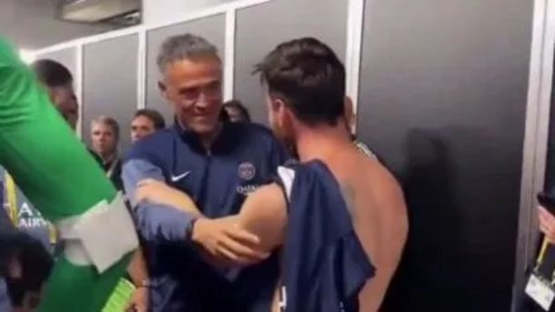 El reencuentro de Lionel Messi y Luis Enrique luego del PSG vs Inter Miami
