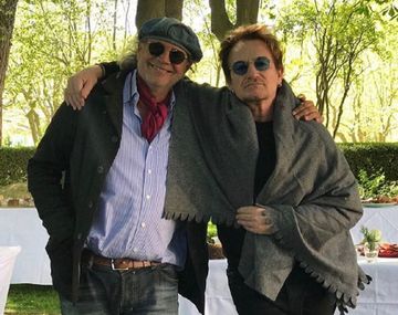 Francis Mallmann con Bono, de u2
