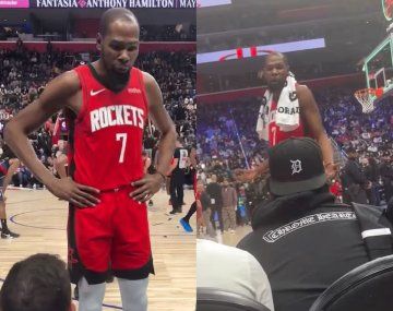 Escándalo en la NBA: Kevin Durant estalló contra un hincha en pleno partido