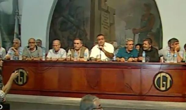 La CGT a Macri: Nosotros estamos tristes porque hay millones sin trabajo