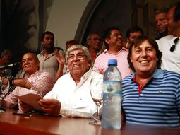 Hugo Moyano denunció a Abal Medina y a Sergio Berni