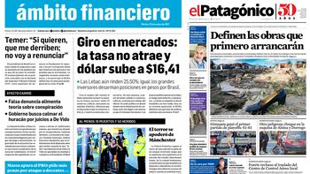 Tapas de diarios del martes 23 de mayo de 2017 Tapas de diarios del martes 23 de mayo de 2017