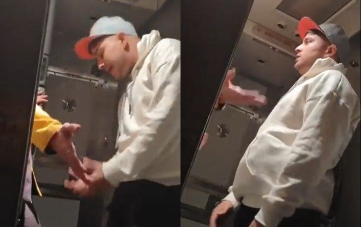 Así detuvieron al pasajero que se puso violento por una demora