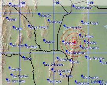 Registraron un sismo moderado cerca de la capital cordobesa