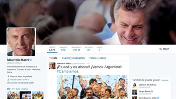 tras el triunfo en el balotaje, macri cambio su perfil en twitter tras el triunfo en el balotaje, macri cambio su perfil en twitter