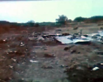 Mirá las primeras imágenes del avión que cayó en Mali