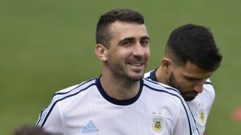 Lucas Pratto entrenando con la Selección durante la efímera era Bauza Lucas Pratto entrenando con la Selección durante la efímera era Bauza