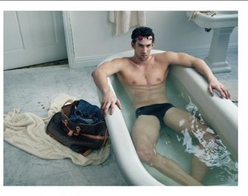 ¿Accidente de Phelps en campaña de fotos?