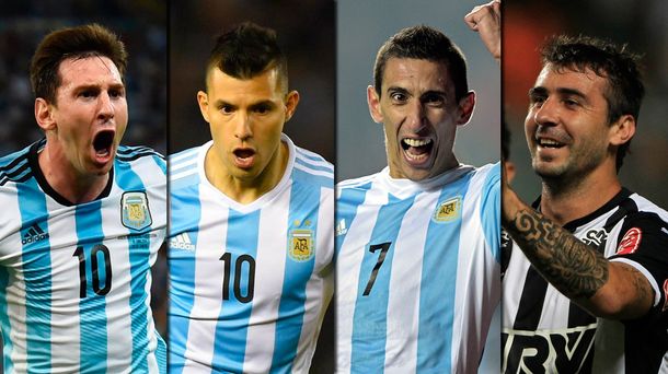 El cuarteto de ataque que planea Bauza para su debut ante Uruguay