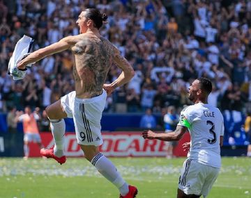 Zlatan Ibrahimovic en Los Angeles Galaxy - Crédito:&nbsp;@LAGalaxy