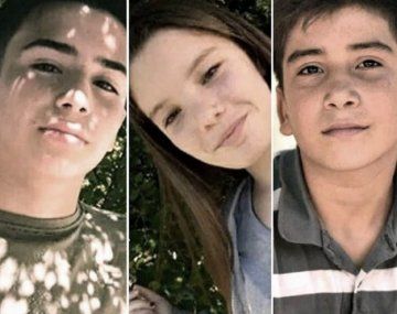 Las víctimas: Danilo Sansone, 13 años; Camila López, 13 años; Gonzalo Domínguez, 14 años; y Aníbal Suárez, de 22. (Foto: Télam)