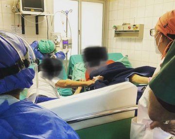La foto trágica que describe el drama que se vive en los hospitales de todo el país