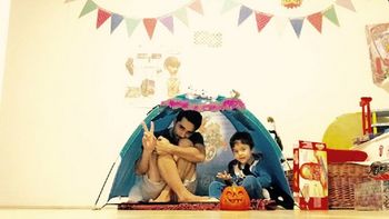 viernes de camping para gonzalo heredia y eloy, su hijo con brenda gandini viernes de camping para gonzalo heredia y eloy, su hijo con brenda gandini