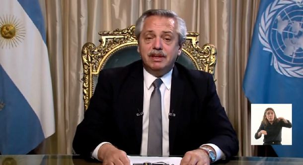 Primer mensaje de Alberto Fernández en la Asamblea de la ONU: Nadie se salva solo