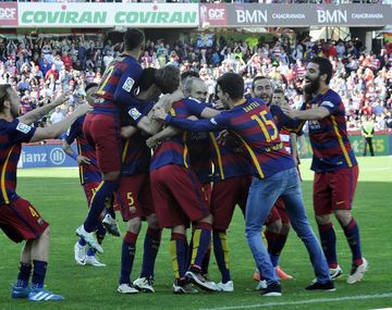 Las mejores fotos del nuevo campeonato del Barcelona