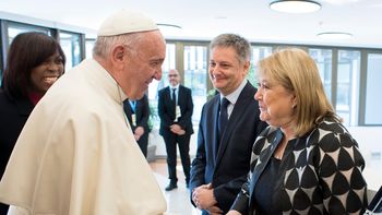 en pleno malestar con el gobierno, el papa francisco se reunio con malcorra en pleno malestar con el gobierno, el papa francisco se reunio con malcorra