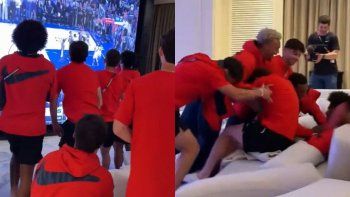 video: la seleccion de eeuu exploto de alegria por la remontada historica de la nba video: la seleccion de eeuu exploto de alegria por la remontada historica de la nba