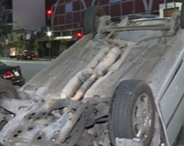 Choque en Independencia y Entre Ríos