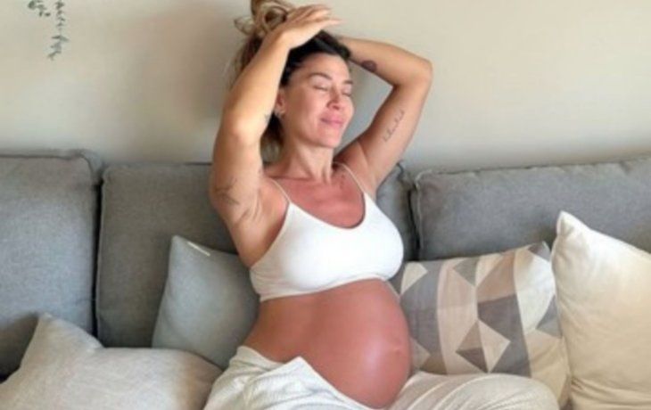 La imagen subida de todo de Jimena Barón a días de dar a luz a su segundo hijo