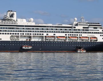 As&iacute; trasladaban a los pasajeros sanos.&nbsp;Foto: Autoridad Mar&iacute;tima de Panam&aacute;