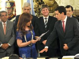 Cristina recibe a De Pedro, Kicillof  y Randazzo en Olivos