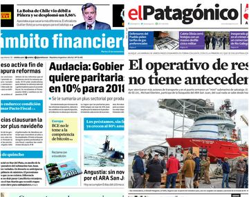 Tapas de diarios del martes 21 de noviembre de 2017