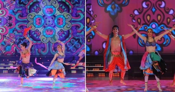 Mirá la exótica danza al estilo Bollywood con la que Bernal obtuvo puntaje ideal