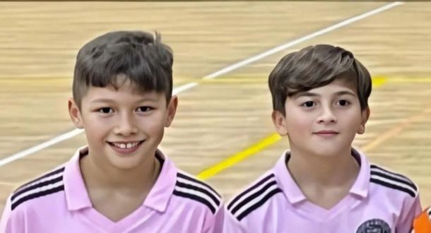 La jugada de los hijos de Lionel Messi y Luis Suárez que es viral en redes sociales