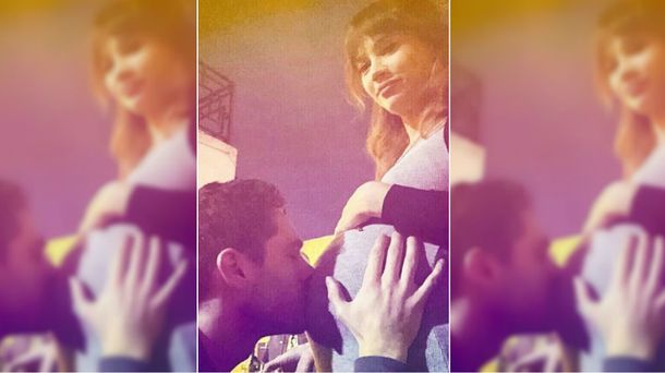 Celeste Cid y Michel Noher, enamorado y en  la dulce espera: mirá su tierna foto en las redes