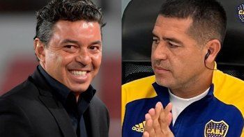 Marcelo Gallardo / Juan Román Riquelme. Marcelo Gallardo / Juan Román Riquelme.