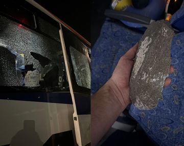 Violencia tras el partido: atacaron micros de hinchas de Boca en su regreso desde Chile