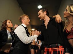 Pedro y El Polaco, en la apertura de la final del Bailando Pedro y El Polaco, en la apertura de la final del Bailando